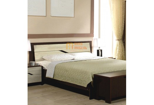Модульная Спальня Доминика кровать &короб для белья (Мастер Форм)