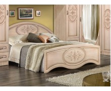 Модульная Спальня Василиса кровать с изножьем &короб для белья (Мастер Форм)