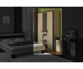Модульная Спальня Скарлет Шкаф 3Д (СОКМЕ)