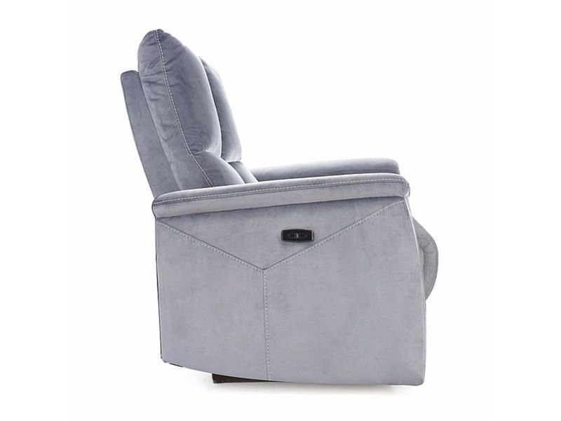 Крісло розкладне NEPTUN M VELVET (функція масажу) сіре BL.14 5229 фото