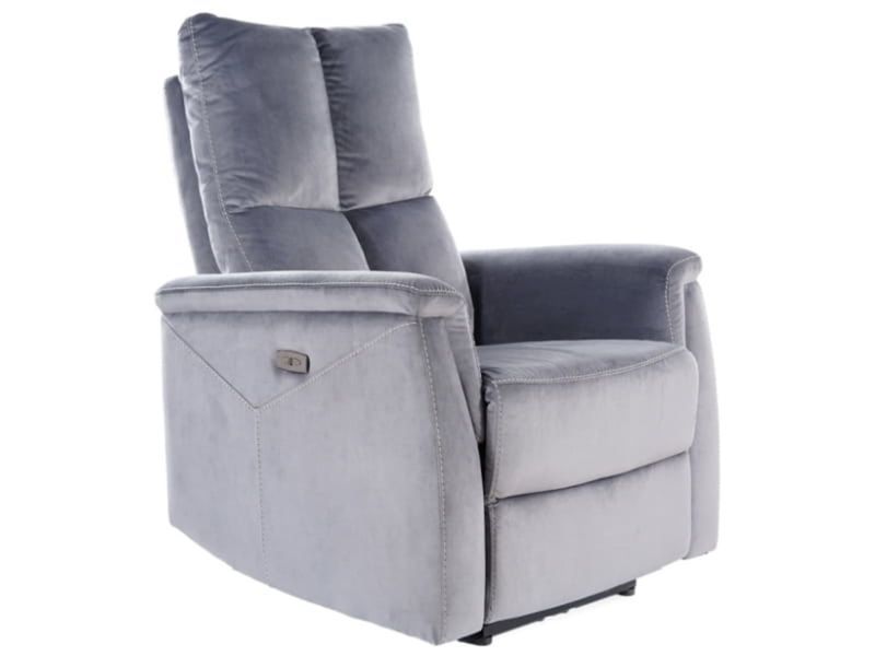 Крісло розкладне NEPTUN M VELVET (функція масажу) сіре BL.14 5229 фото
