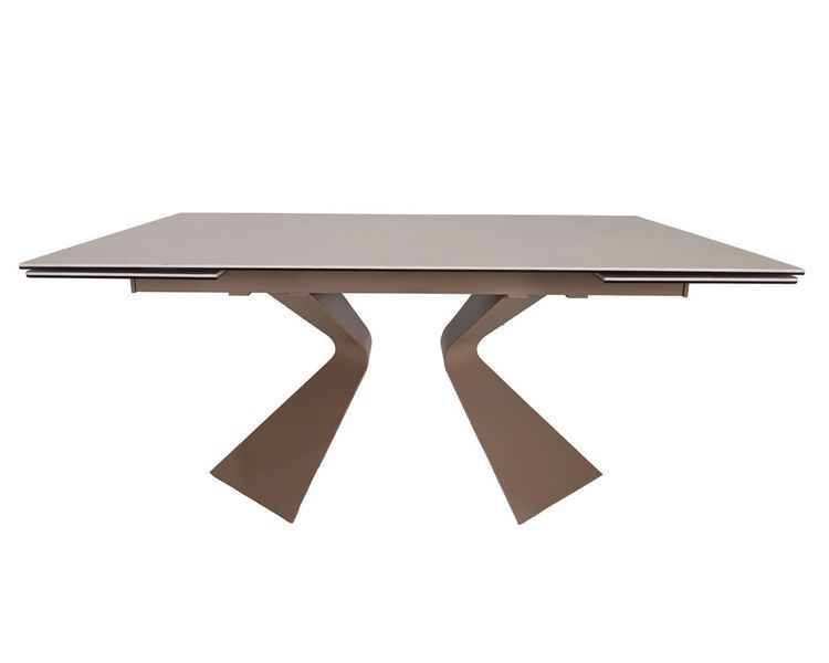 Стіл LAURA CERAMIC 160(240)*90 бежевий мат/бежевий 12971 фото