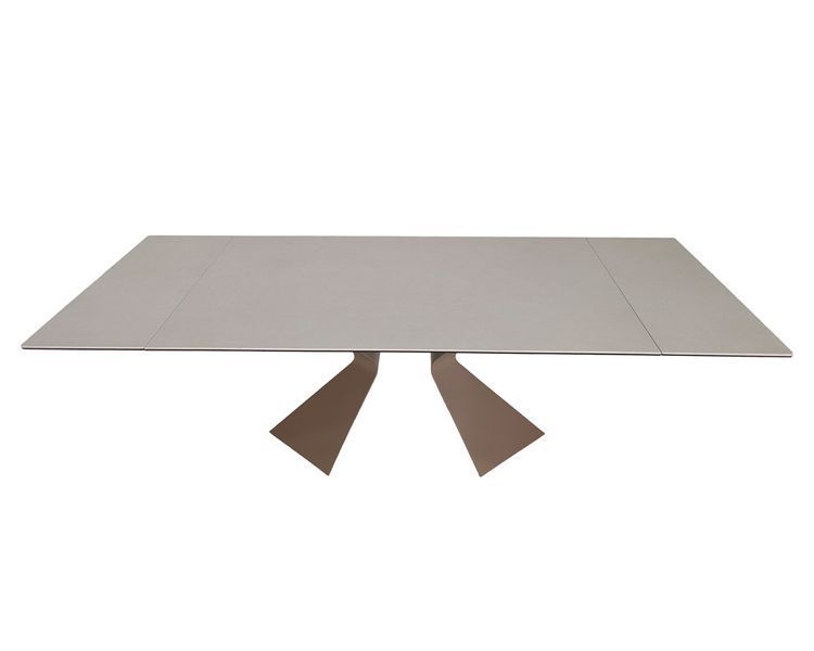 Стіл LAURA CERAMIC 160(240)*90 бежевий мат/бежевий 12971 фото