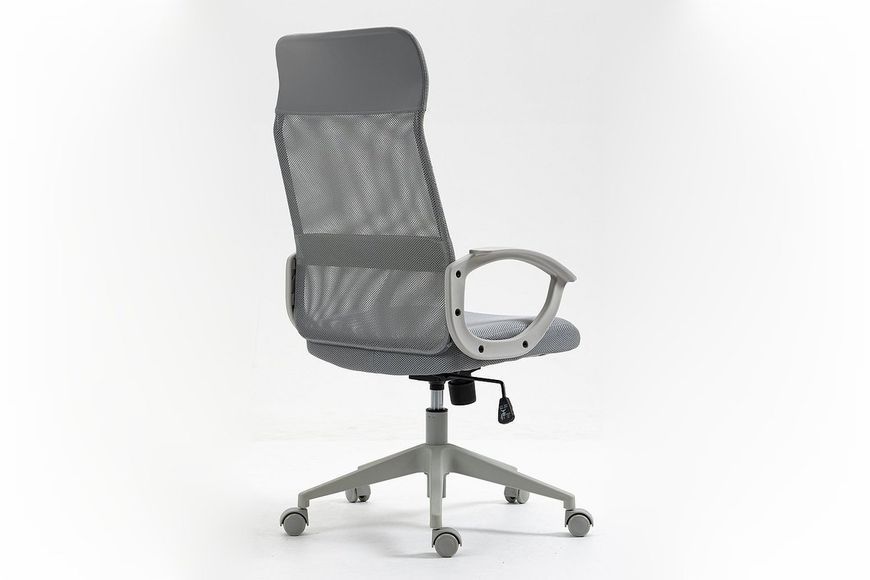 Крісло поворотне Q-026 сіре 10767 фото