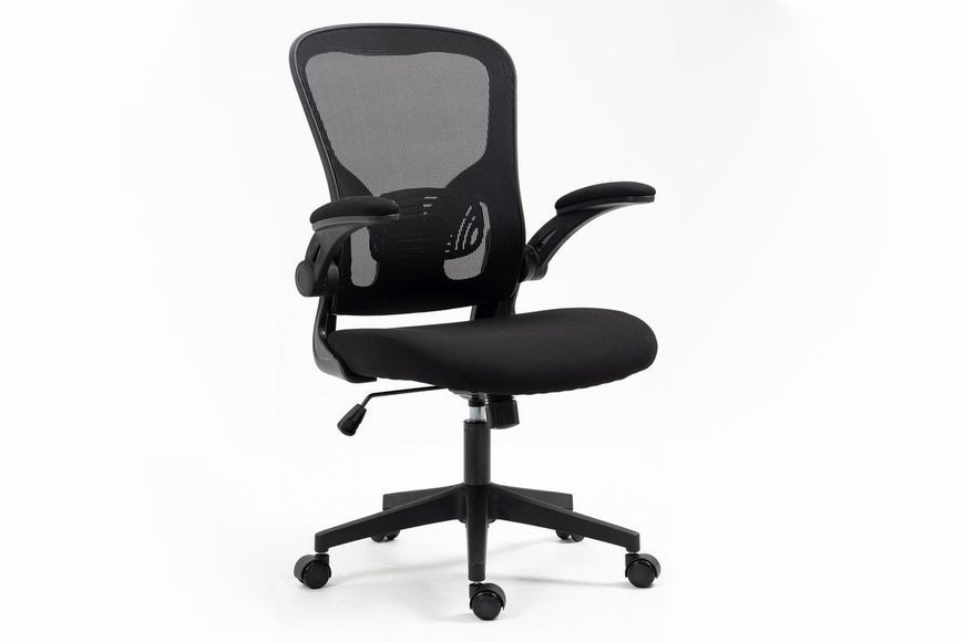 Крісло поворотне Q-333 чорне 10790 фото