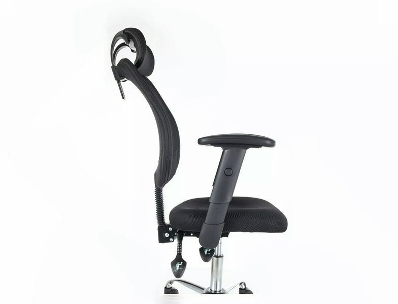Крісло поворотне Q-118R чорне 11300 фото