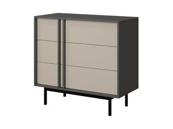 Комод ALSY REG 8 антрацит/світлий беж 12539 фото