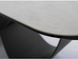Стіл INFINITY CERAMIC 160(240)*95 білий NATURE CLOUD/чорний 11191 фото 4